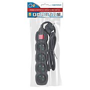 Esperanza ELK212K Power strip 4GN/1 5M Black