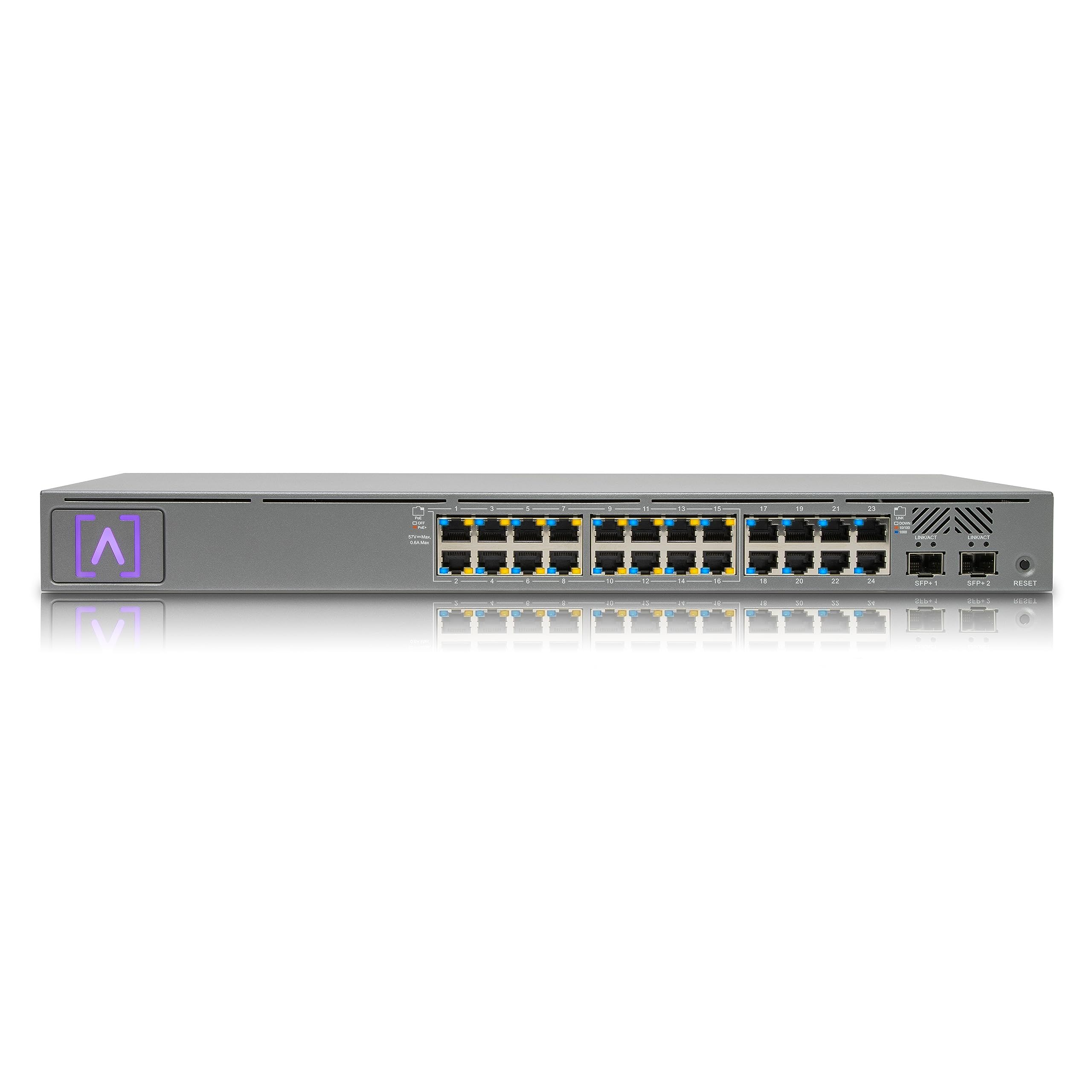 ALTA LABS Alta Labs S24-POE network switch Managed Gigabit Ethernet (10/100/1000) Power over Ethernet (PoE) 1U Grey
