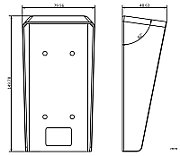 Protective shield for door station HIKVISION DS-KABV6113-RS/Surface