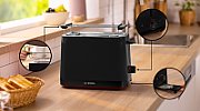 Bosch TAT3M123 toaster 2 slice(s) 950 W Black