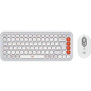 POP ICON COMBO MOUSE AND KB/OFF WHITE - CH - CENTRAL-419