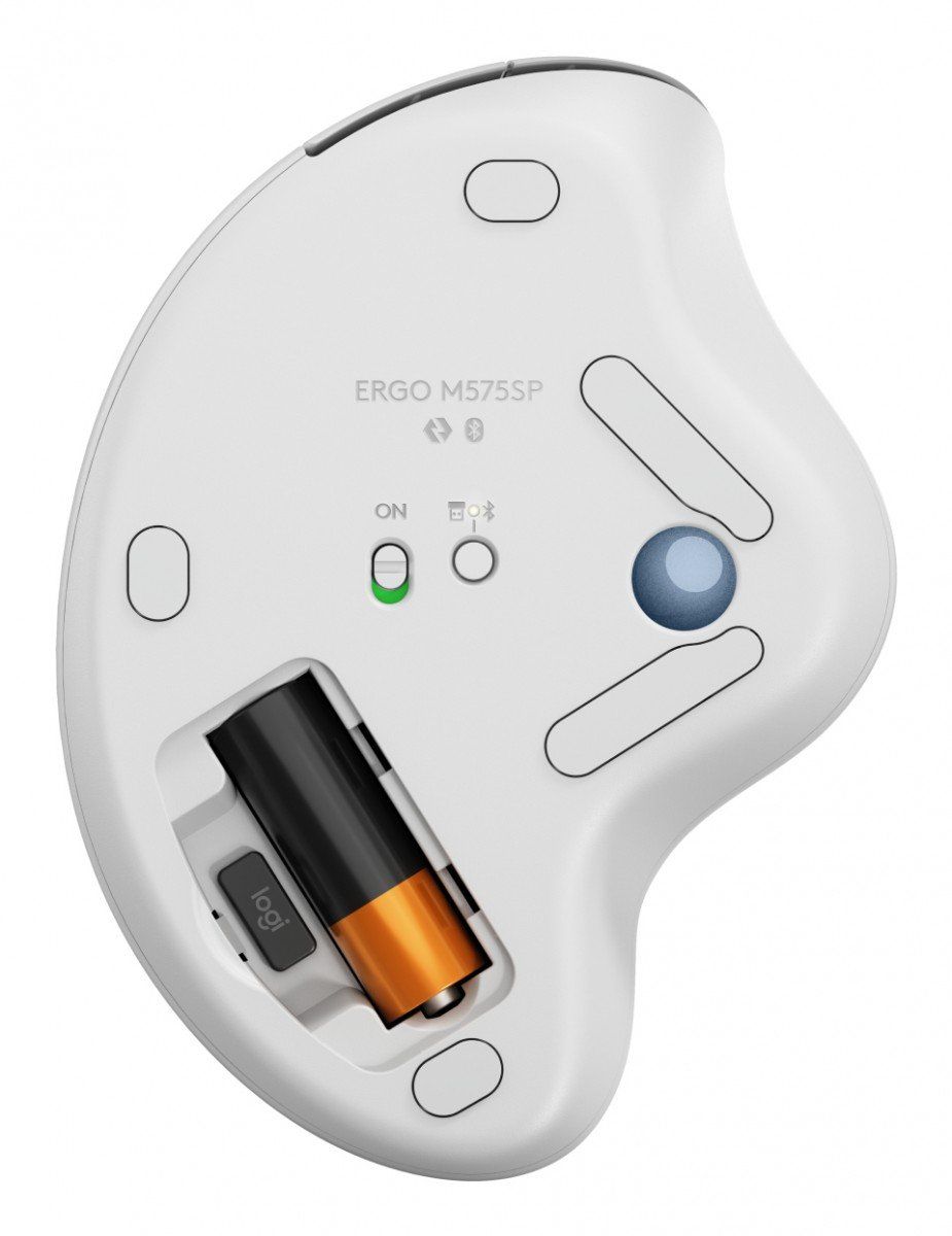 ERGO M575S WRLS TRACKBALL/OFFWHITE+BLUE BALL - EMEA28-935