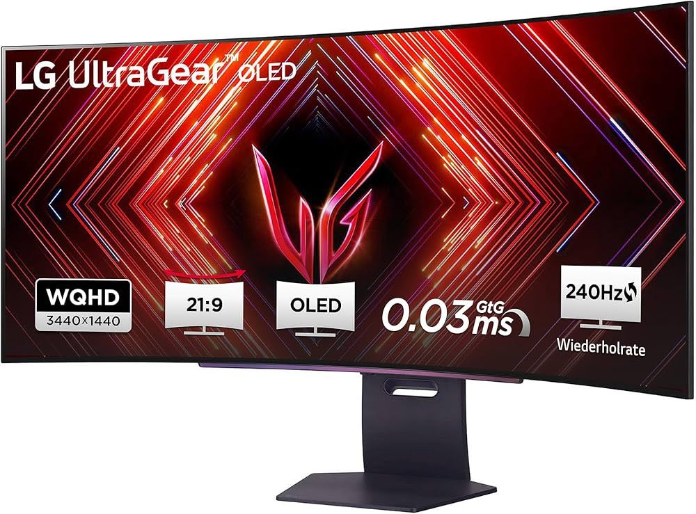 LG Electronics LG LCD  45GS95QX-B 45  black LG UltraGear™ Curved Monitor 21:9