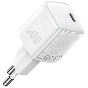 INCARCATOR retea Baseus Cube Pro, Quick Charge 30W, 1 x USB Type-C 5V/3A, alb  CCXF000302  (timbru verde 0.18 lei) - 6932172628659