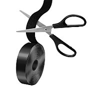 SET curele autoadezive Logilink, tip Velcro, 500 cm x 2.5 cm, negru,  KAB0080 