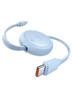 CABLU alimentare si date Baseus Free2Pull Mini, Fast Charging Data Cable pt. smartphone, retractabil, USB Type-C la USB Type-C 60W, 1m, albastru  P10364500311-01  (timbru verde 0.08 lei)