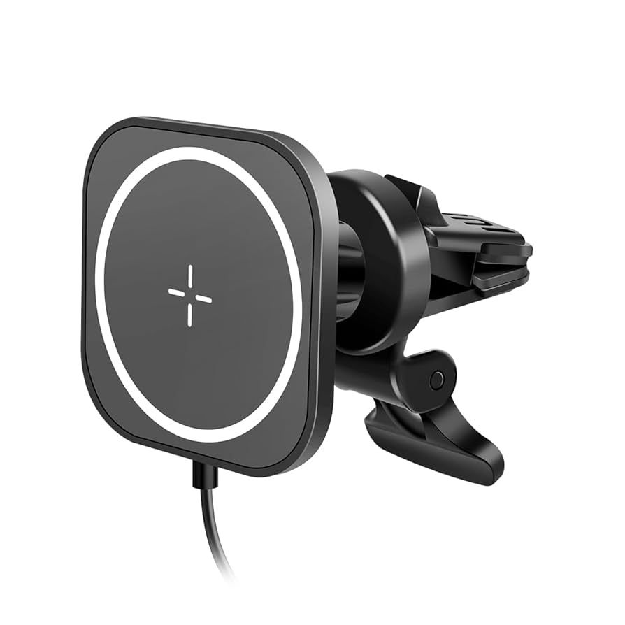 CAR HOLDER LOGILINK, wireless magnetic, 1 x USB-A, max. 18 W, grade, negru,  PA0329 