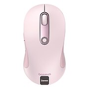 MOUSE Baseus F02 PC sau NB wireless, 2.4GHz si Bluetooth, optic, 800/ 1200/1600 dpi,butoane/scroll 3/1, roz, B01055505411-01  (timbru verde 0.18 lei) - 6932172651060