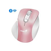 MOUSE Genius,  Ergo  9000S Pro , PC sau NB, wireless, 2.4GHz, optic, 2400 dpi, butoane/scroll 5/1, , roz,  31030039403  (timbru verde 0.18 lei)