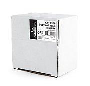 PRIZA RJ-45 aplicabila cu 2 iesiri GEMBIRD pt. cablu STP, Cat6, Keystone (LSA) x 2 | RJ-45 (M) x 2, plastic, 1 buc,  MWS-2S6-01 