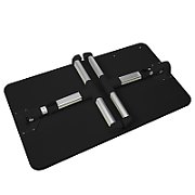 MASUTA SPACER notebook 17 , 52x30x1.2cm, inaltime reglabila 24-32cm, inclinare ajustabila pana la 30grade, stopper laptop, armrest/opritor mouse silicon, Negru,   SPNS-TABLE-BK 