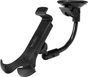 SUPORT de birou LOGILINK pt. smartphone, suporta dimensiuni 4.7-6.9 , plastic, pliabil, rotatie 360 gr., fixare clema, negru,  AA0169 