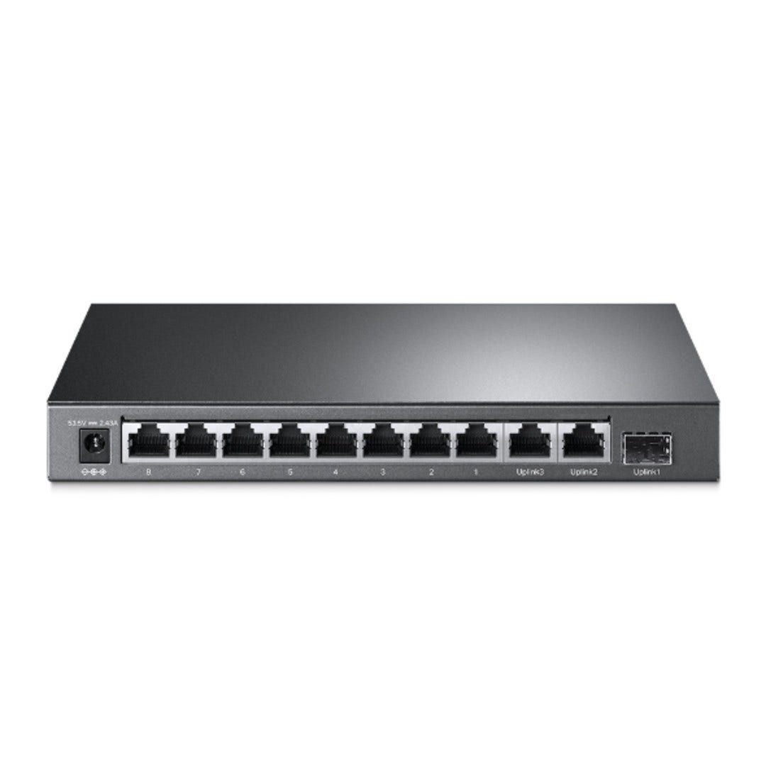 TP-LINK Switch POE+ TP-Link 8-Port 10/100Mbps + 3-Port Gigabit Desktop Switch with 8-Port PoE+, carcasa metalica  TL-SL1311P  (timbru verde 2 lei)