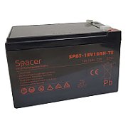 ACUMULATOR UPS SPACER 12V / 12Ah, dimensiuni: 152x99x96mm, inaltime+terminal: 101mm, terminal F2(T2),  SPBT-12V12AH-T2  (timbru verde 0.5 lei)