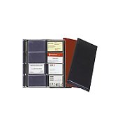 Mapă pentru 96 cărți de vizită Negru