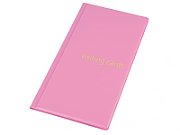 Mapă pentru 96 cărți de vizită Roz