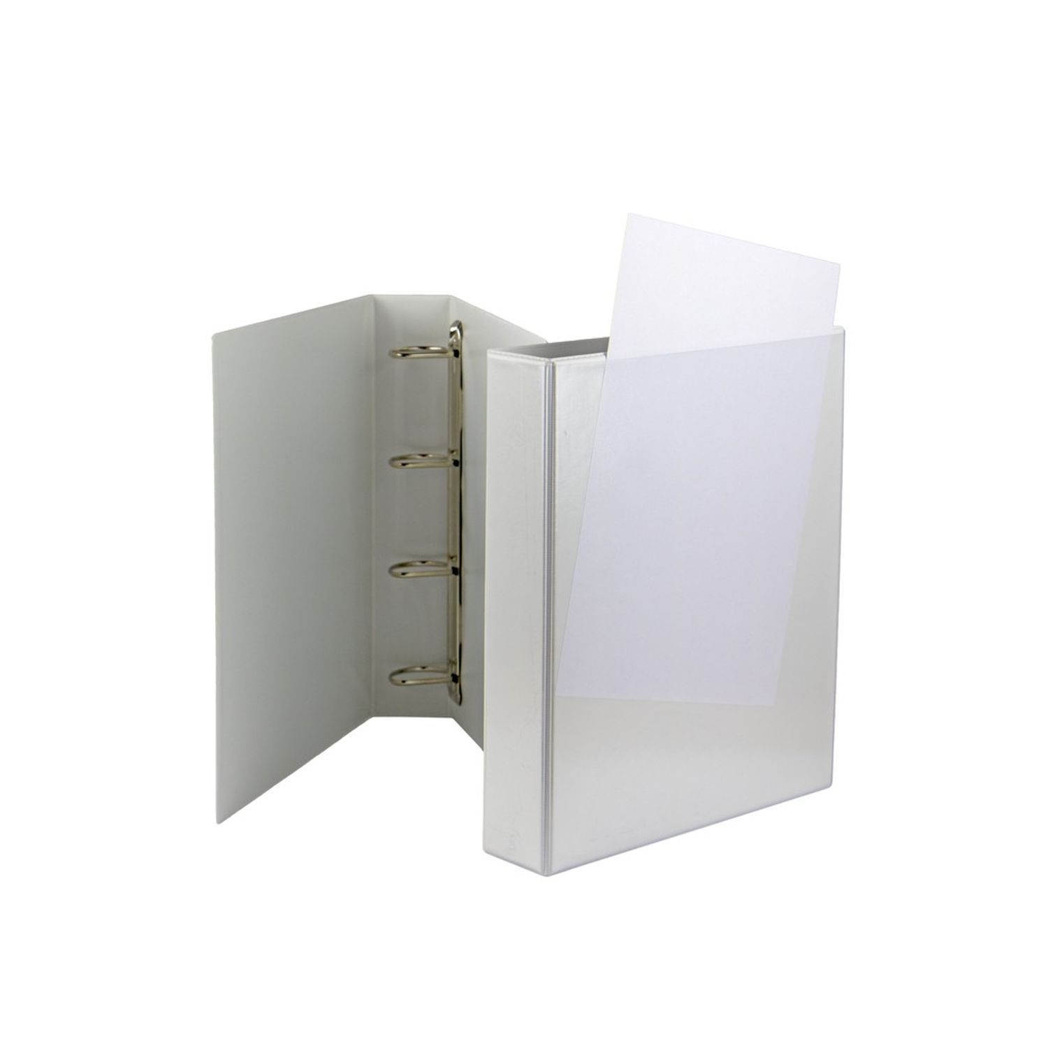 Caiet mecanic cu buzunar 55 mm Alb