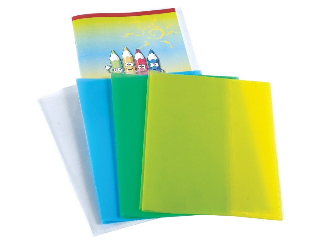 Copertă semitransparentă A5 Roșu