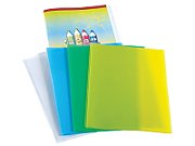 Copertă semitransparentă A5 Albastru