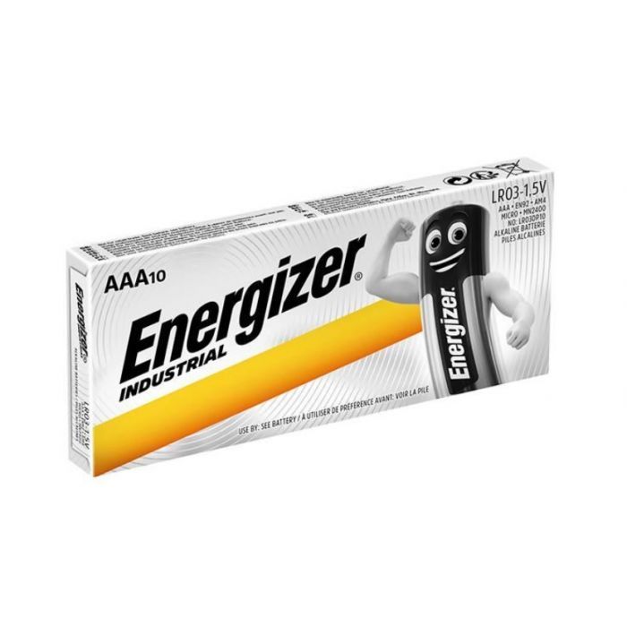 Baterii industriale AA, 10 buc/cutie, Energizer, de 5 ori mai puternica decat cele carbon-zinc