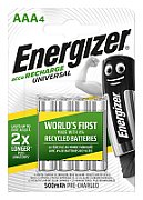 Baterii reincarcabile universale, AAA, LR03, 1.2V, 500mAh, 4 buc/set, Energizer