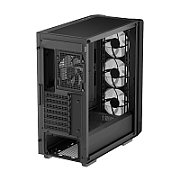 CARCASA DeepCool  CC560 MESH V2 , middle tower, gaming, fara sursa, suporta 8xfan, 4xfan inclus, USB 3.2 gen1 x 2, audio, 7 sloturi expansiune, negru,  R-CC560-BKAMA4-G-2  (timbru verde 0.32lei)