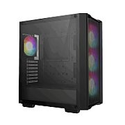 CARCASA DeepCool  CC560 MESH V2 , middle tower, gaming, fara sursa, suporta 8xfan, 4xfan inclus, USB 3.2 gen1 x 2, audio, 7 sloturi expansiune, negru,  R-CC560-BKAMA4-G-2  (timbru verde 0.32lei)