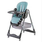 Scaun de masa cu inaltime reglabila, spatar ajustabil in 4 pozitii, pliabil, blue, U-Grow