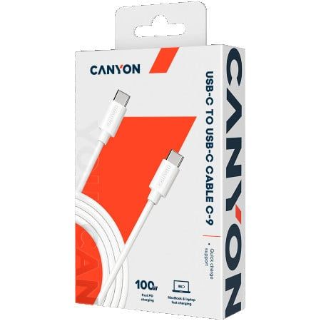 CANYON cable CLN30SC C-L 30W 1.2m White