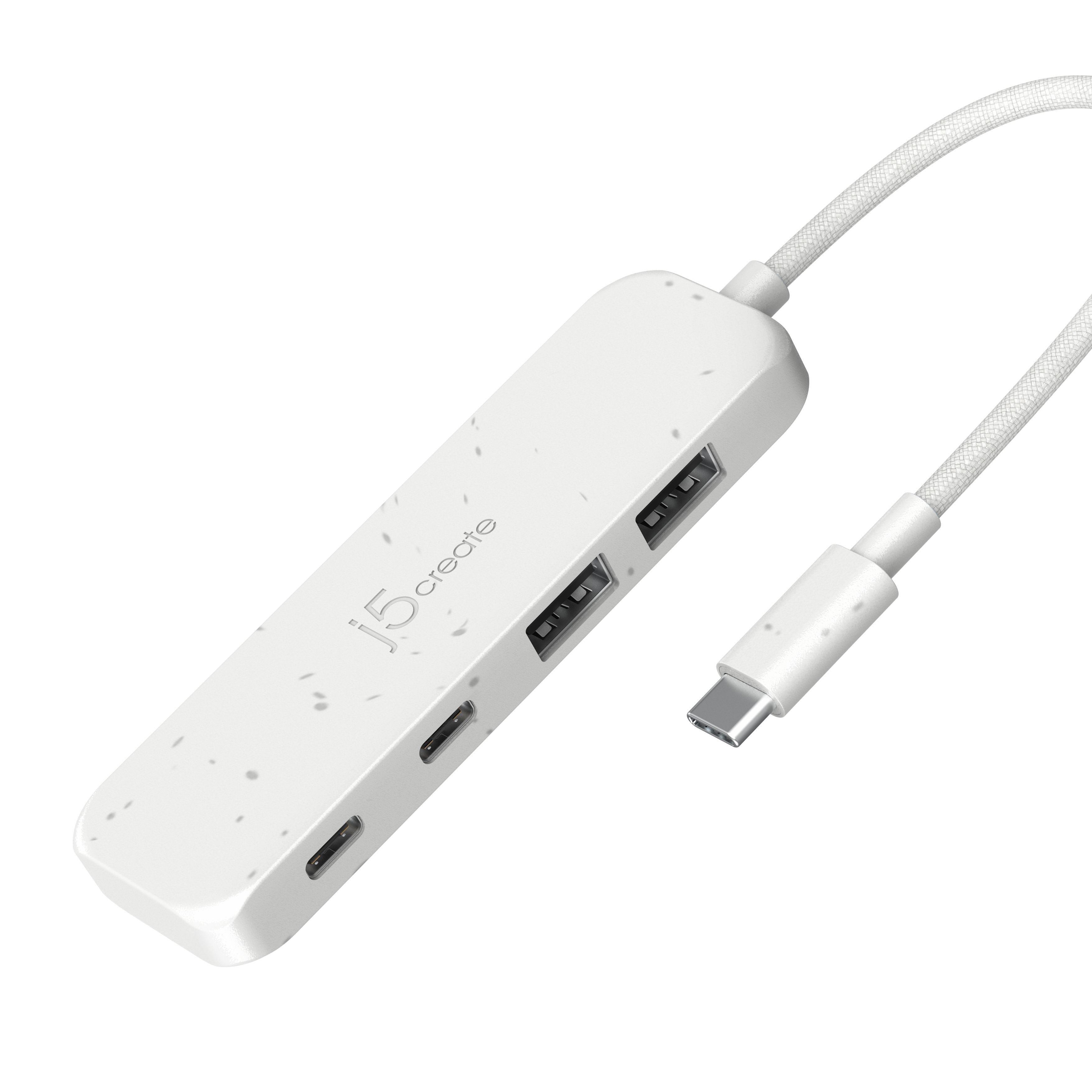 ECO-FRIENDLY USB-C TO 4-PORT/TYPE-C TYPE-A GEN 2 HUB