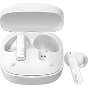 Casti Baseus Bowie E19 TWS,  wireless, bluetooth 5.3, microfon pe casca, durata de viata baterie 25 ore, alb