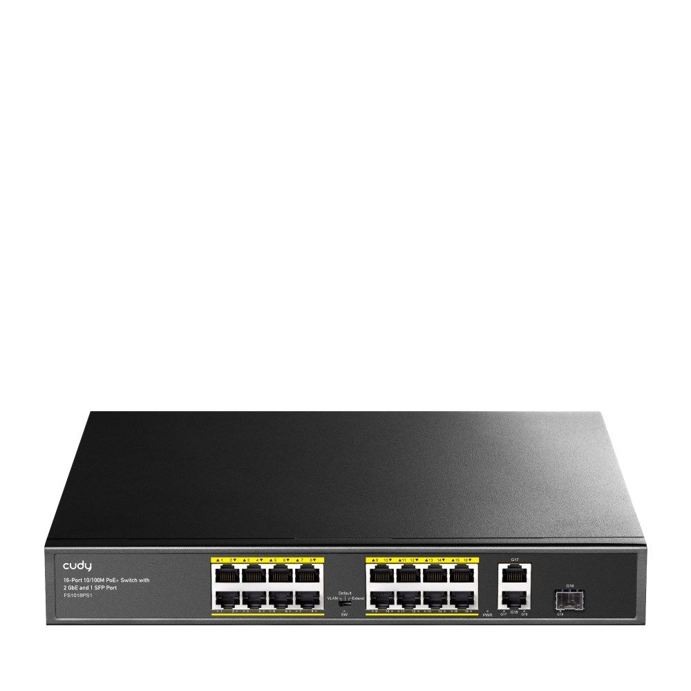 Cudy Cudy FS1018PS1 network switch Fast Ethernet (10/100) Power over Ethernet (PoE) Grey