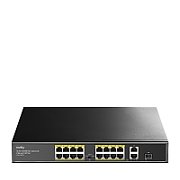 Cudy Cudy FS1018PS1 network switch Fast Ethernet (10/100) Power over Ethernet (PoE) Grey