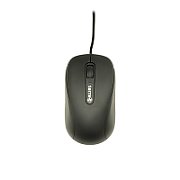 TERRA Mouse 1500 Corded USB black 3-Tasten, symmetrisch, kabelgebunden, 1,80m