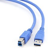 Cablu pentru imprimanta Spacer  USB 3.2 gen 1 (T) - USB 3.2 gen 1 Type-B (T), 1.8 m, albastru