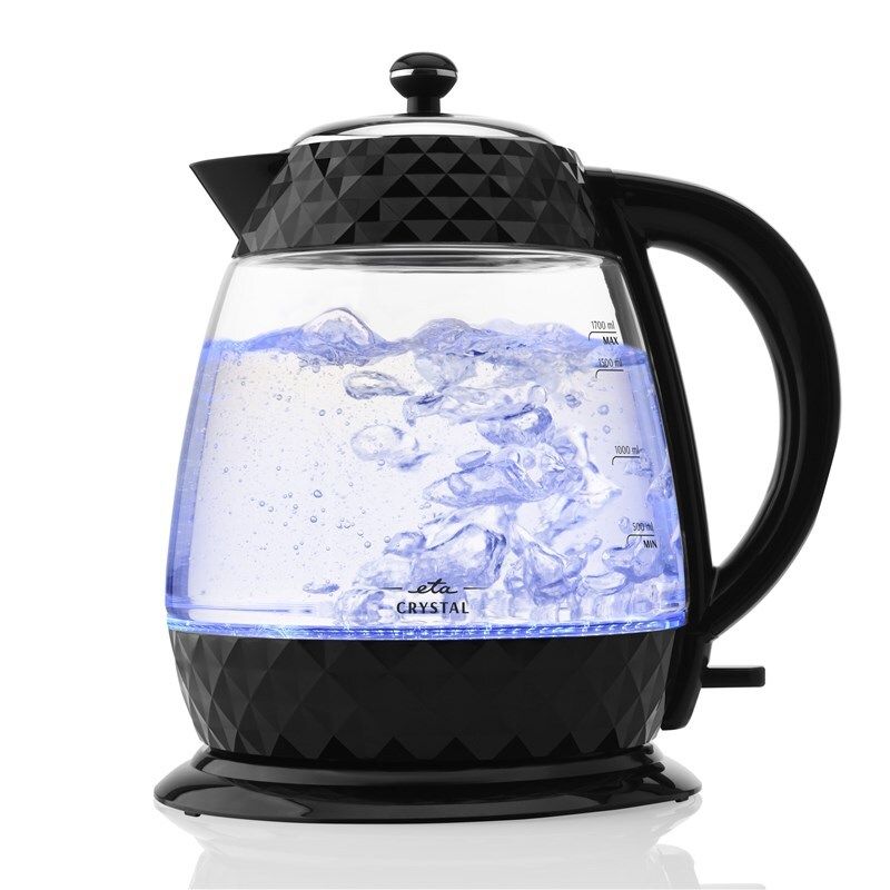 Eta Crystal black glass kettle 315490000
