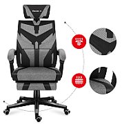 Huzaro Combat 5.0 Grey Gaming Chair