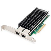 DIGITUS PCI Expr Card 2x Cat6a RJ45 High+Lowprofile
