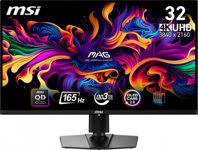 Monitor 31.5 inch MSI MAG 321UP QD-OLED 3840 x 2160, 165 Hz