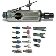 STANLEY STRAIGHT GRINDER+ACCESS. PNEUMATIC