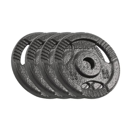 Cast Iron Weight Set 4x2.5kg  bore 31mm  disc with handles  REBEL ACTIVE