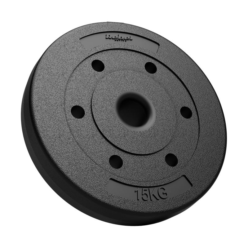 Bituminous Weight Set 2x15kg  51mm Hole - for Olympic Bars  REBEL ACTIVE