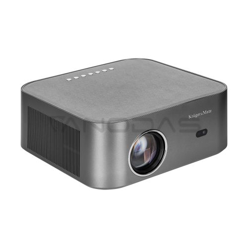 Videoproiector Kruger & Matz V-LED100, 1920 x 1080 pixeli, 16:9, 5000 lm, LED, 50000 h, Wi-Fi, Gri