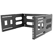 WALL MOUNT RACK 19  4U 497X400/240 BLACK LANBERG