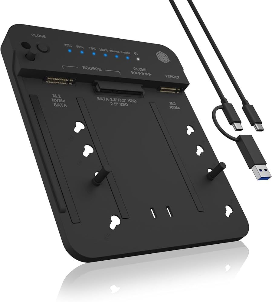 DIGITUS USB M.2 NVMe Klonstation SSD  20 Gbits werkzeugfrei