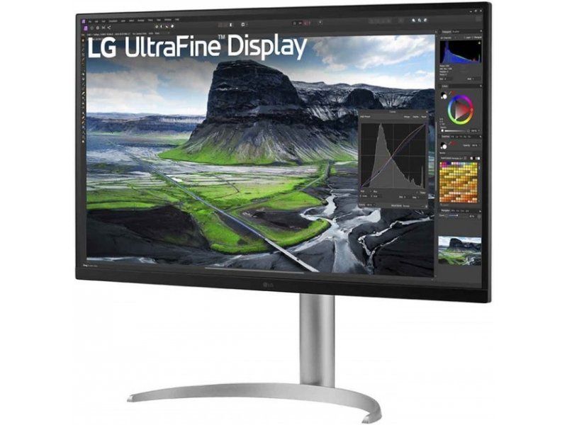 LG LG 32UQ850V-W LED display 81.3 cm (32 ) 3840 x 2160 pixels 4K Ultra HD White