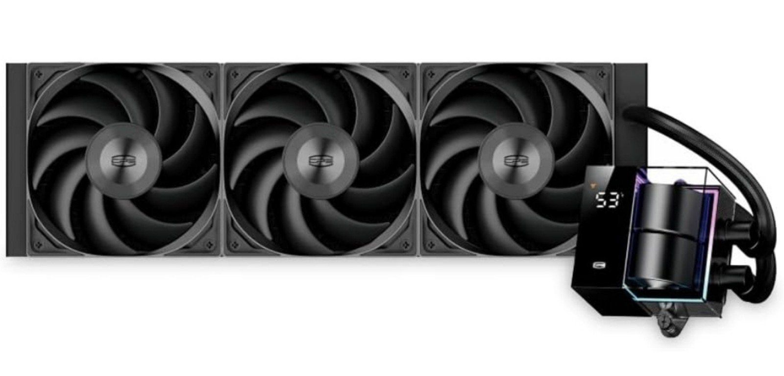 COOLER PCCooler  DS360 , skt. Intel si AMD, racire cu lichid, 3 x 120mm, 500 - 2200 RPM,   DS360 BK  (timbru verde 2.00 lei)