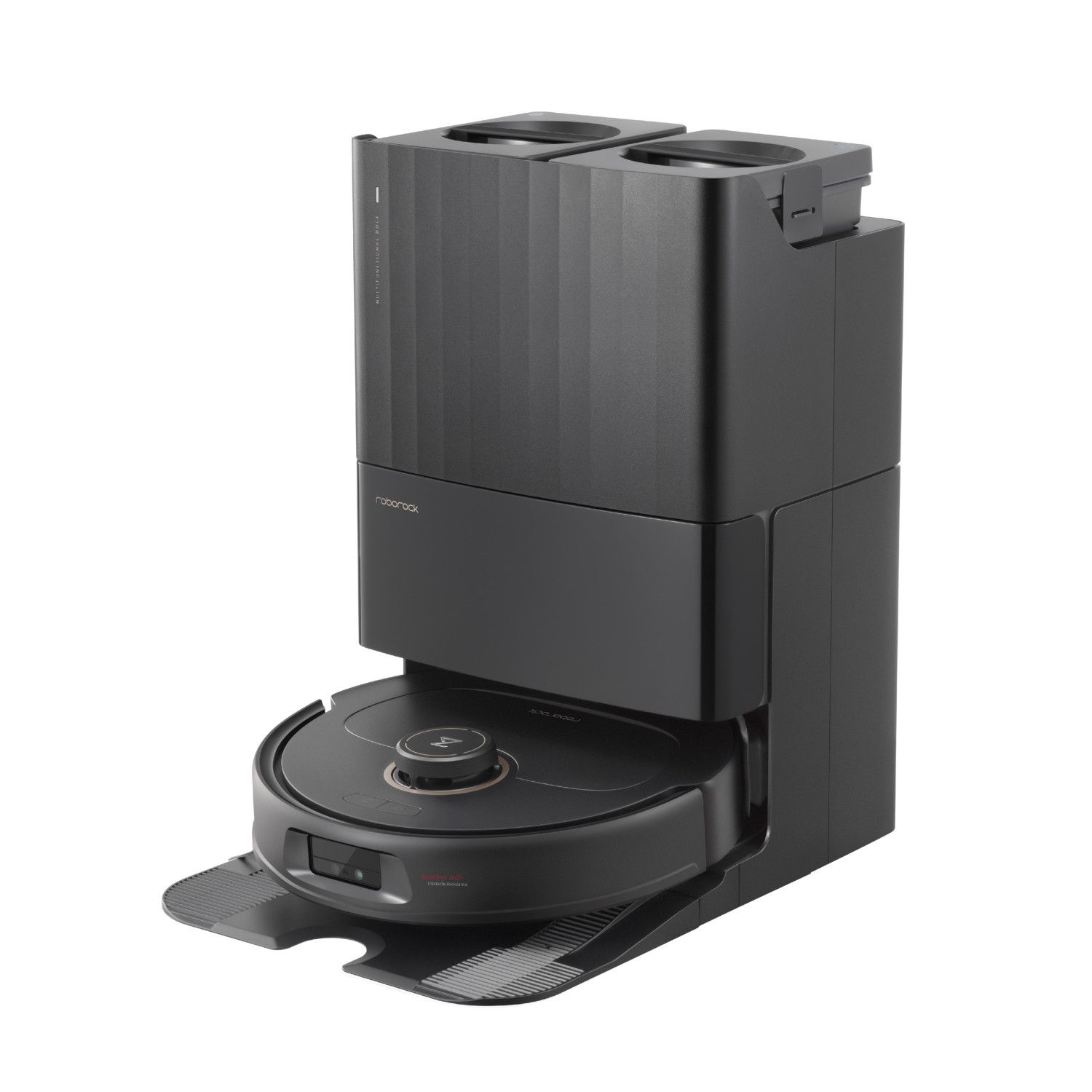 Robot de aspirare Roborock Qrev MAXV, aspirator, mop si staie inteligenta de golire automata,60W, Lidar, 7000 PA, 5200mAh, negru