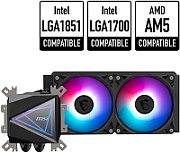 MSI MAG CORELIQUID A13 360 Motherboard  Processor Liquid cooling kit 12 cm Black