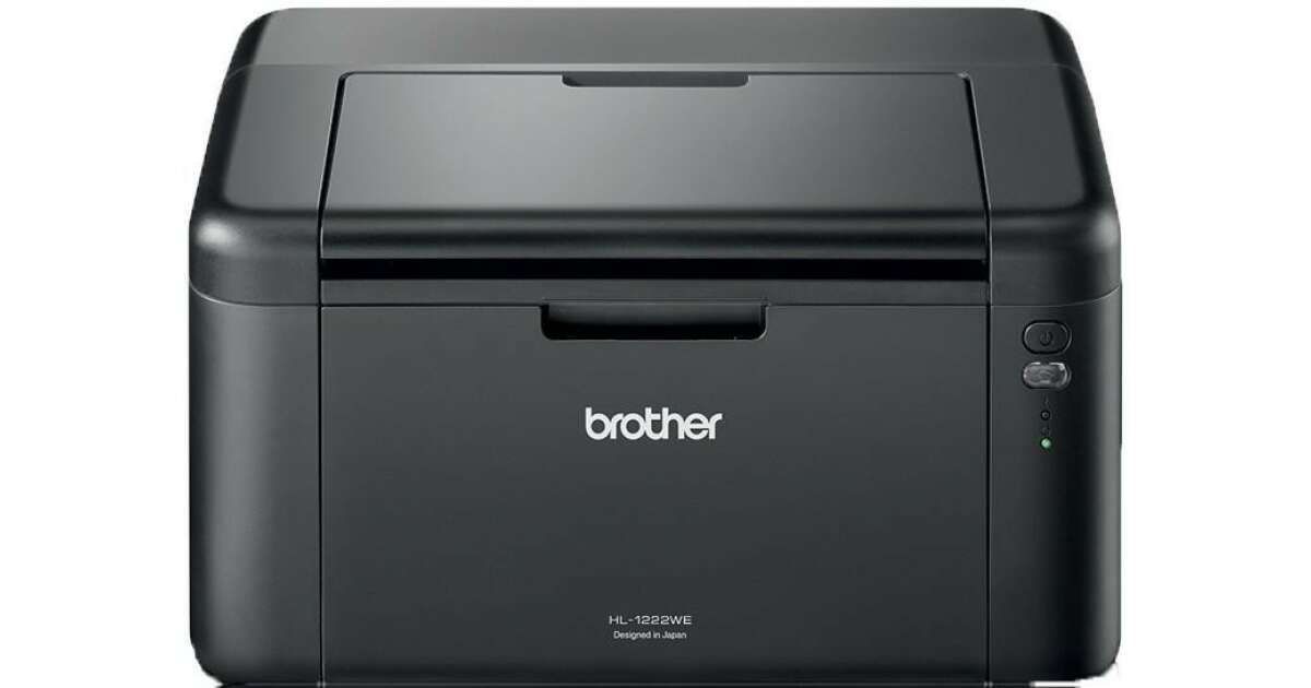 Imprimanta laser monocrom Brother HL-1222WE, A4, USB 2.0, Wi-Fi, 20 ppm